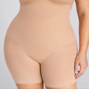 HONEYLOVE Womens Superpower Short Shapewear Shaper High Waist Short Beige XL